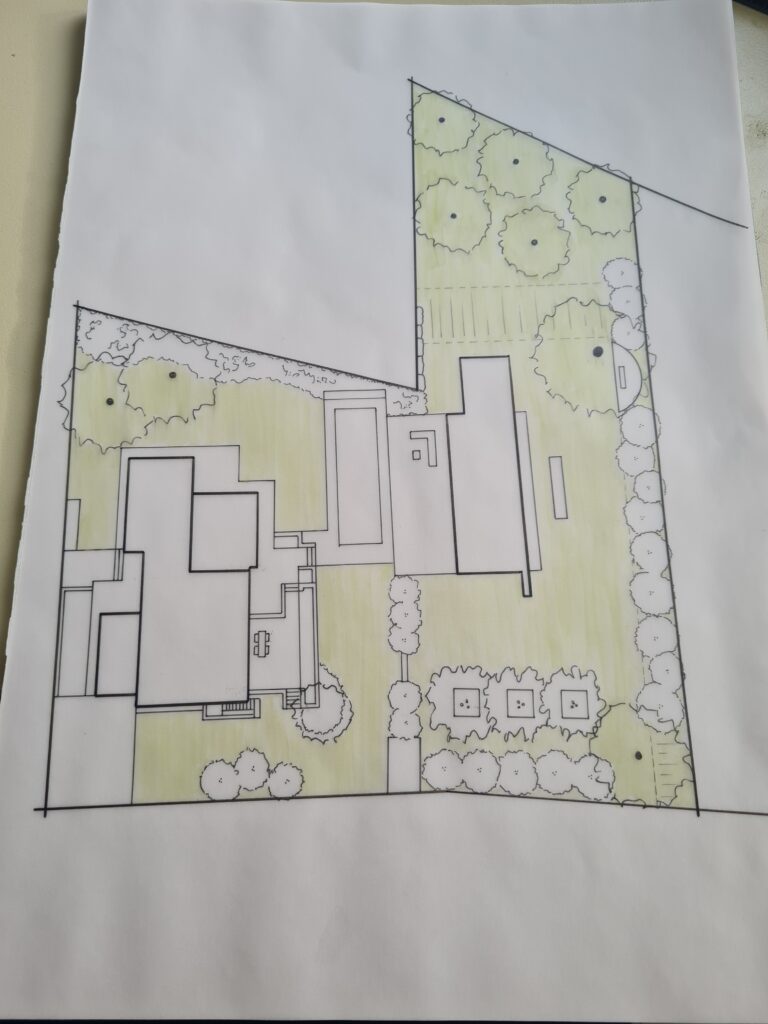 Sophies Gartenplanungsgrundlage