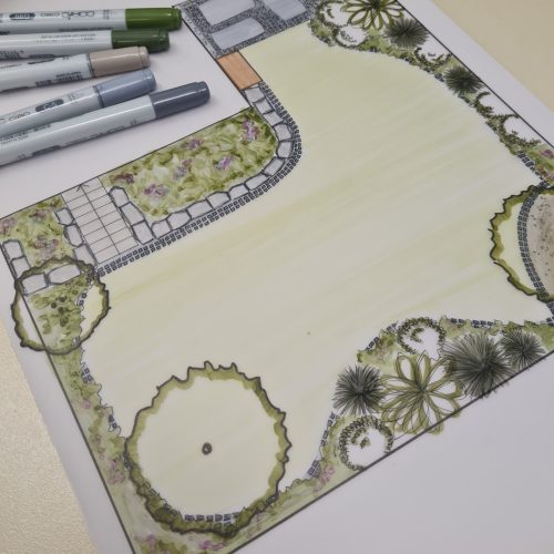 Fertiger Garten Entwurf